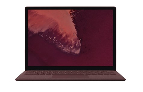 台前Surface Laptop